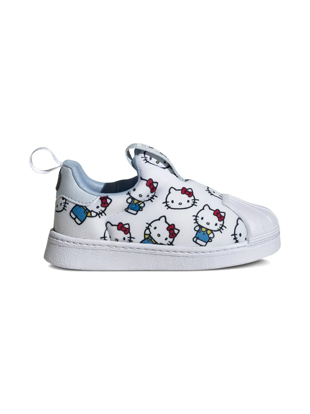 adidas Kids x Hello Kitty Superstar 360 I "Cloud White Halo Blue Glow Blue" sneakers