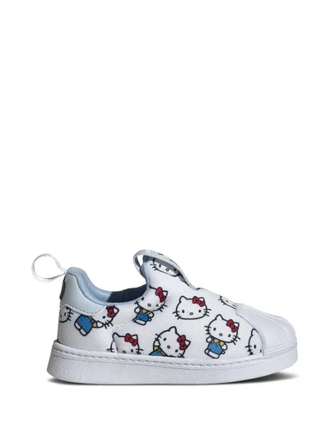 adidas Kids x Hello Kitty Superstar 360 I "Cloud White/Halo Blue/Glow Blue" sneakers