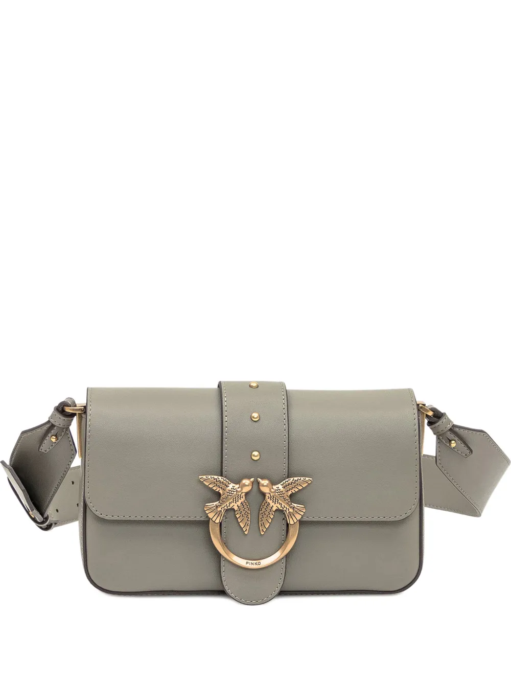 PINKO mini Love Birds-detail shoulder bag | Green | Image 1