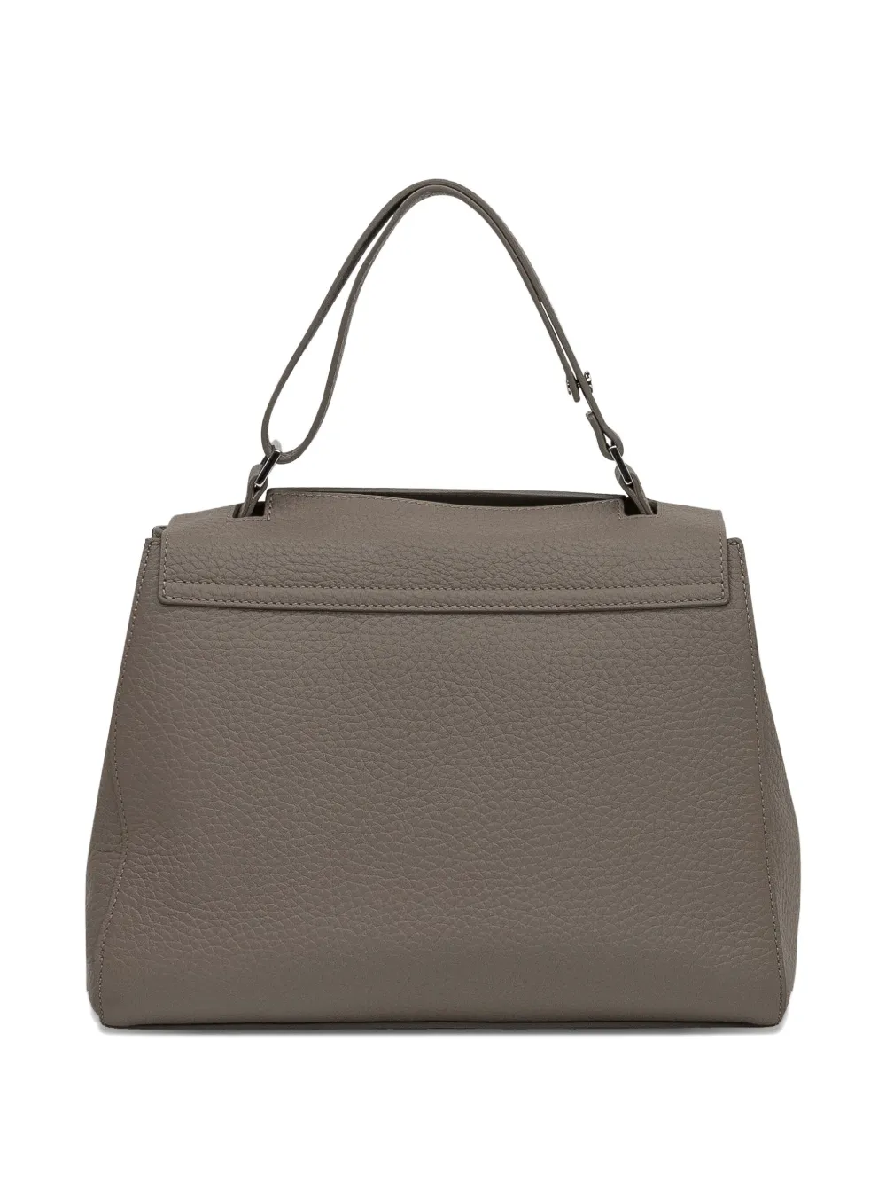Orciani medium Sveva Soft pebble-grain tote bag - Bruin