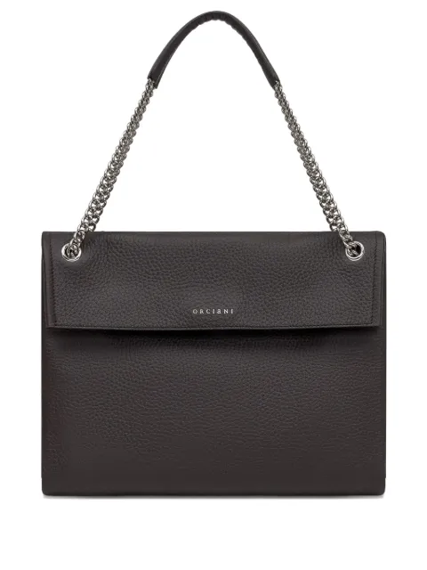 Orciani chain-strap leather shoulder bag