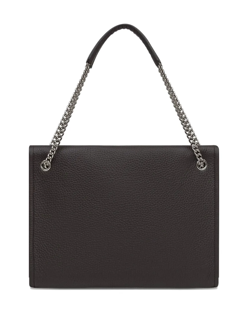 Orciani chain-strap leather shoulder bag - Bruin