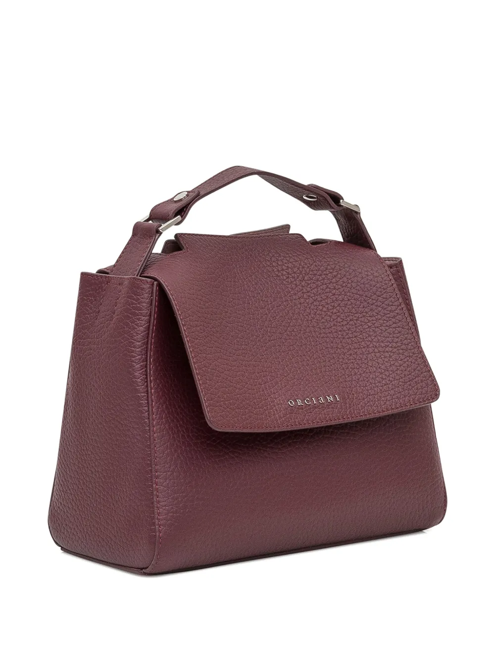 Orciani Small Sveva Soft Leather Tote Bag In Red