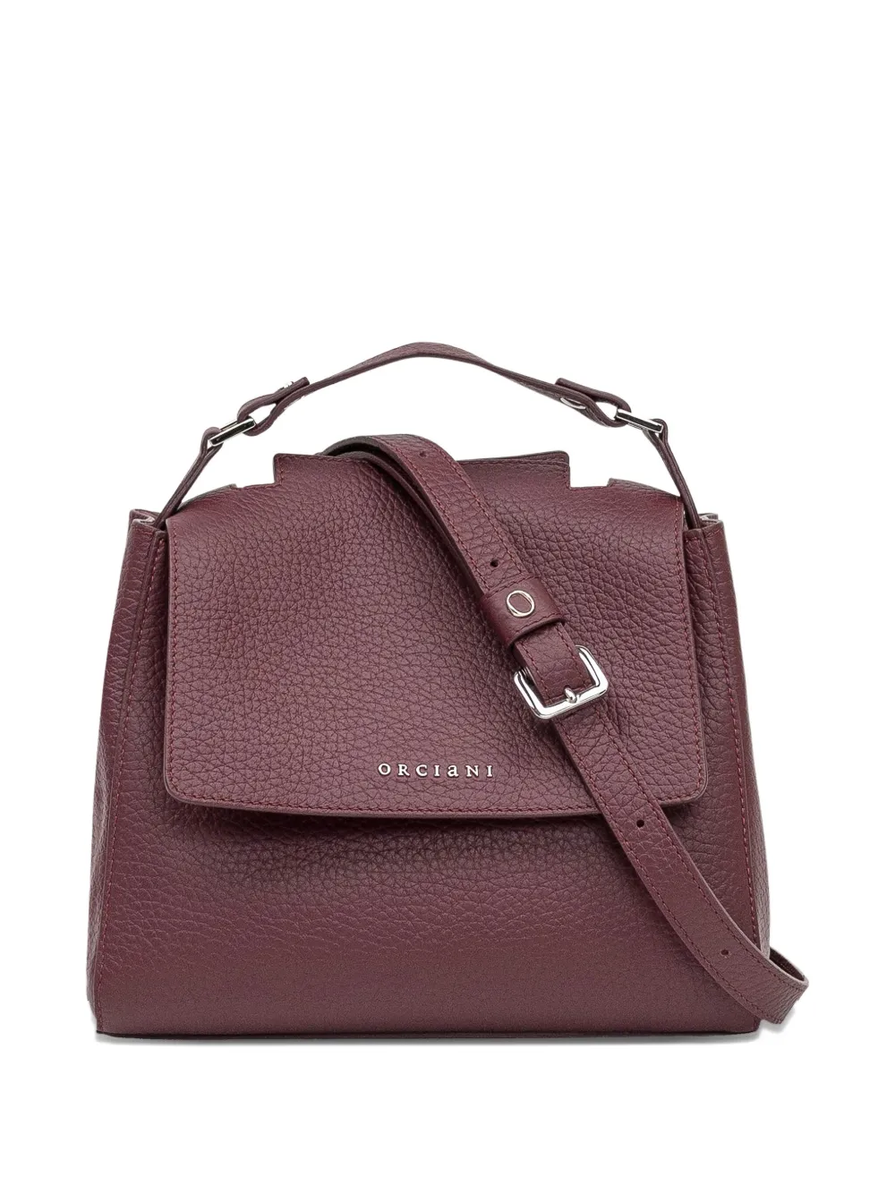 Orciani Small Sveva Soft Leather Tote Bag In Red