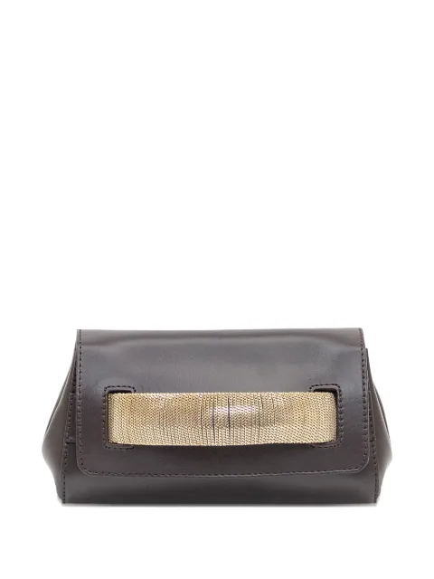 Orciani Gossip chain-embellished clutch