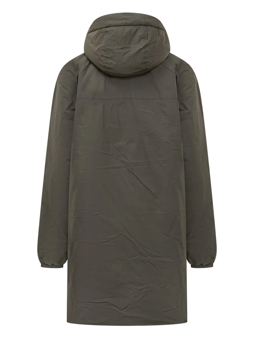 K-Way Lang jack met capuchon Groen