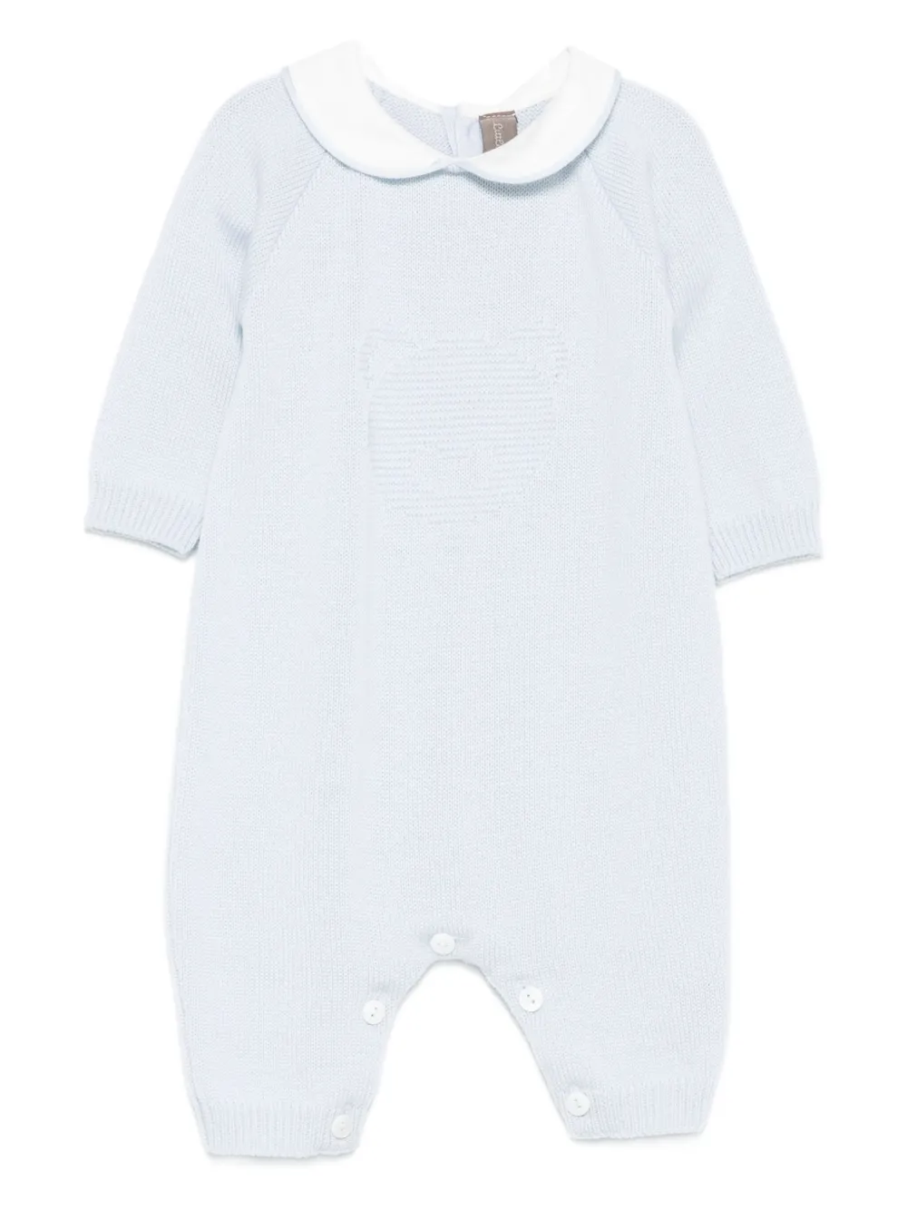 Little Bear romper con cuello Peter Pan | azul | Image 1