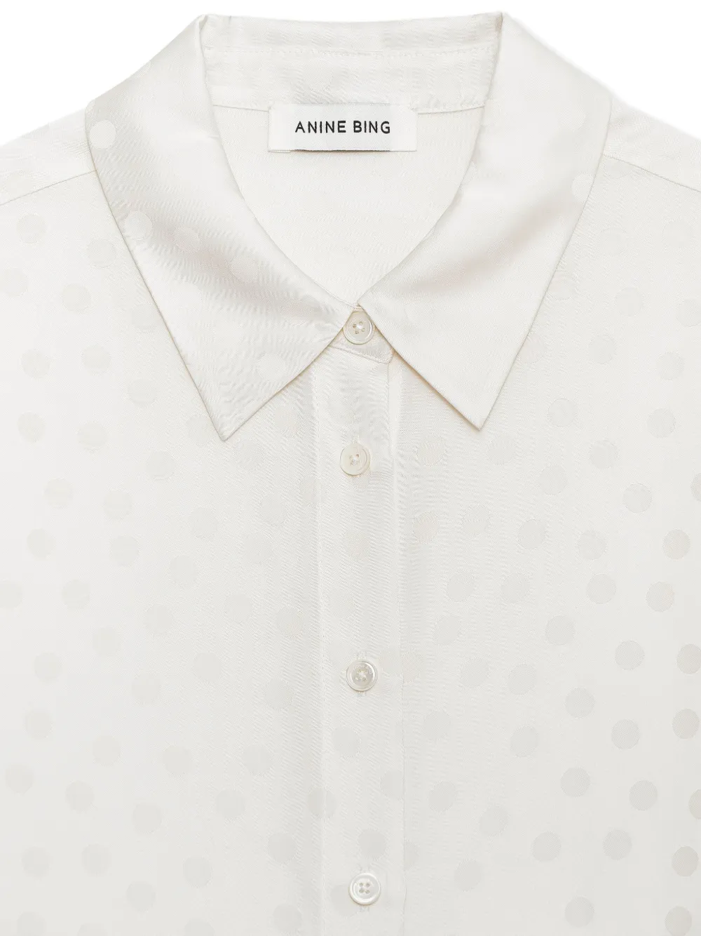 Anine Bing Amanda Shirt In Neutral