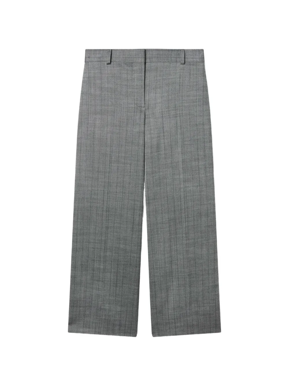 Stella McCartney wool checked trousers - Grau