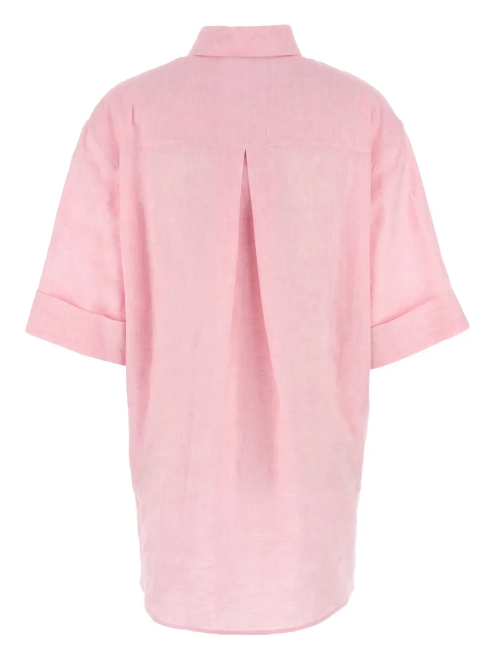 Valentino Garavani Linnen blouse met korte mouwen - Roze