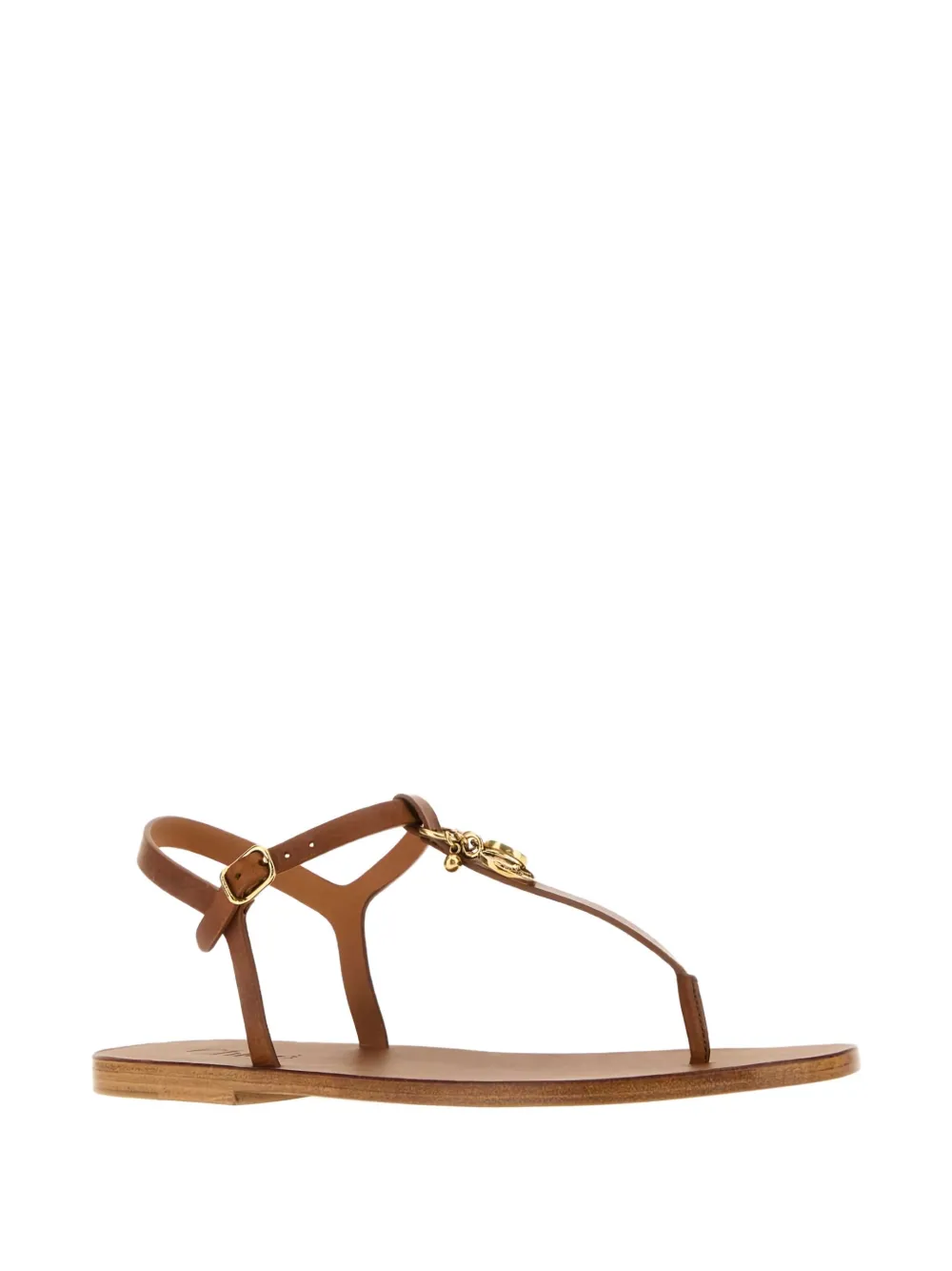Chloé leather charm sandals | Flat Sandals | Image 2