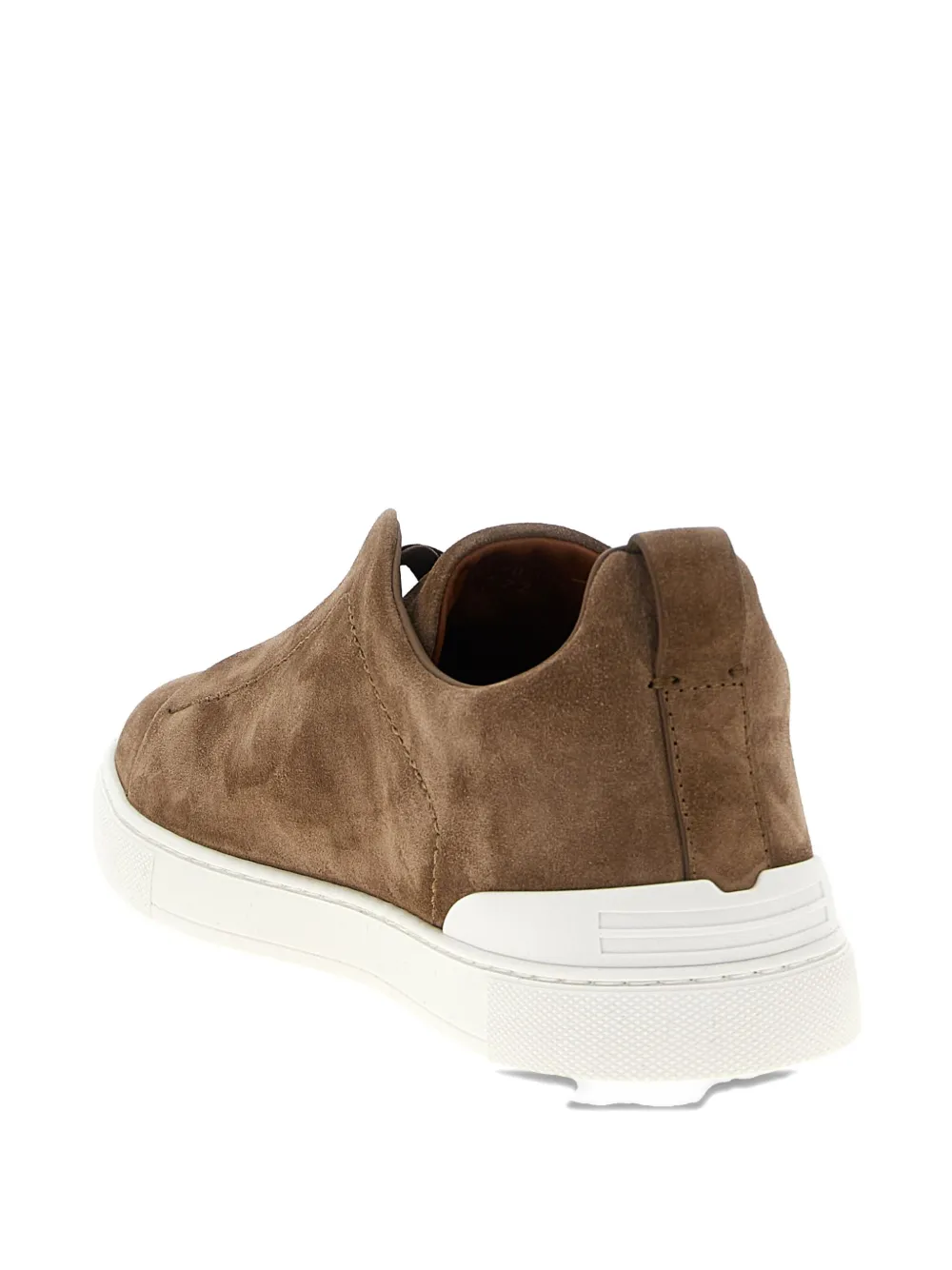 Zegna 'triple Stitch' Sneakers In Brown