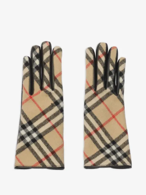Burberry перчатки в клетку