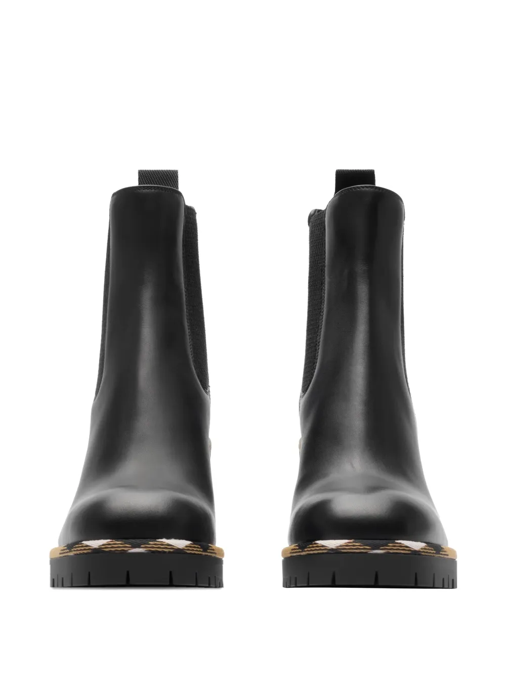 Burberry 85mm check-trim boots | Ankle Boots | Image 2