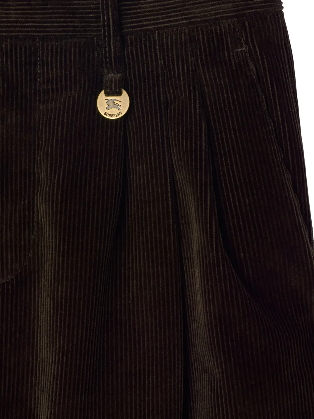Burberry darted corduroy trousers | Regular-Fit & Straight Leg Pants | Image 2