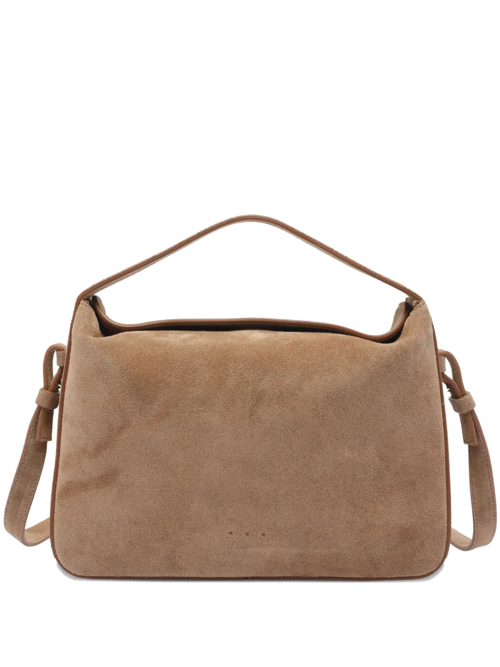 Aesther Ekme top-handle suede-leather shoulder bag | Brown | Image 1