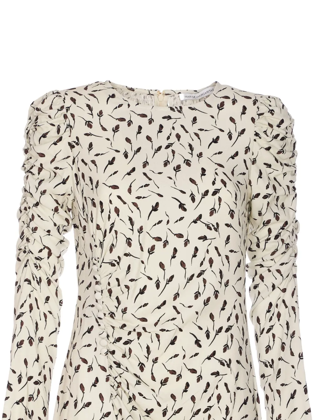 MAR DE MARGARITAS ruched-sleeve floral dress | Day Dresses | Image 2