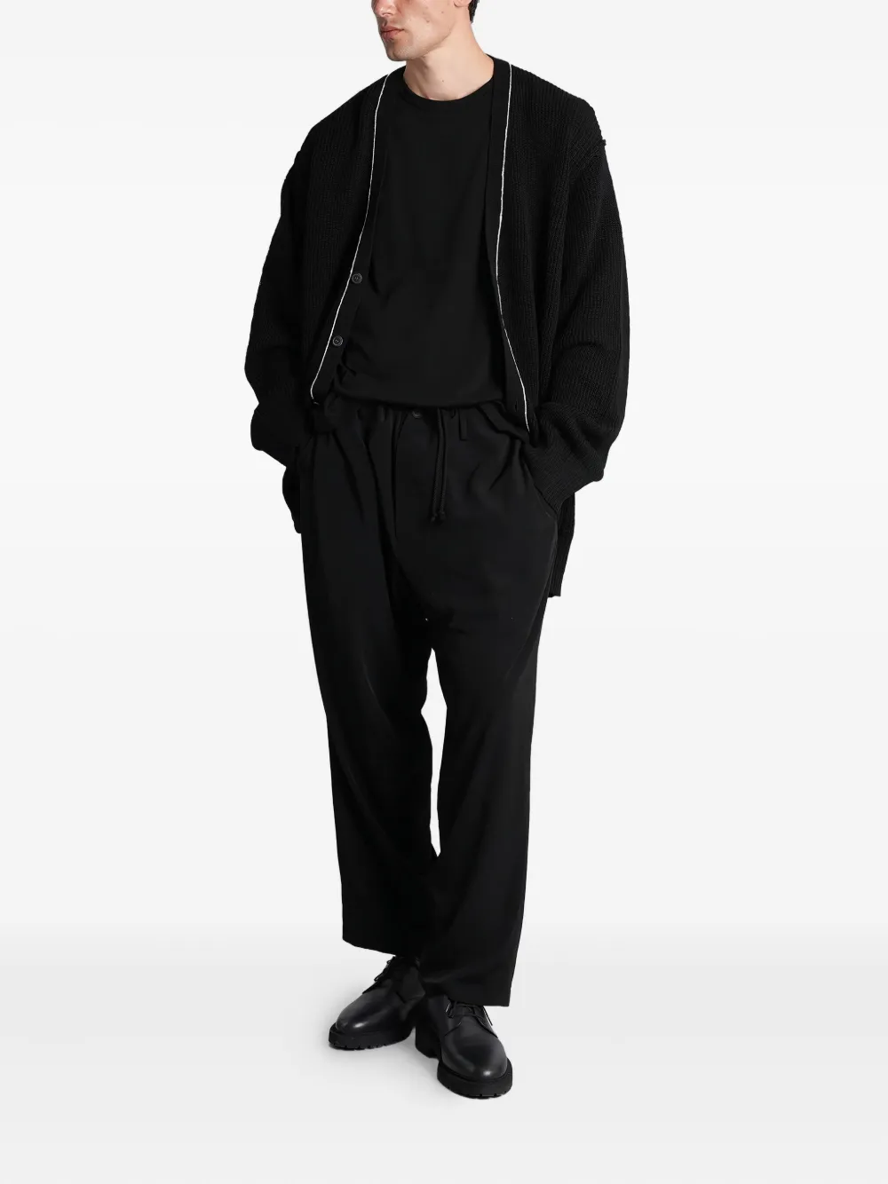 Yohji Yamamoto crew-neck T-Shirt - Zwart