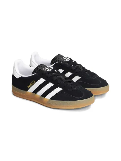 adidas Kids striped Gazelle trainers
