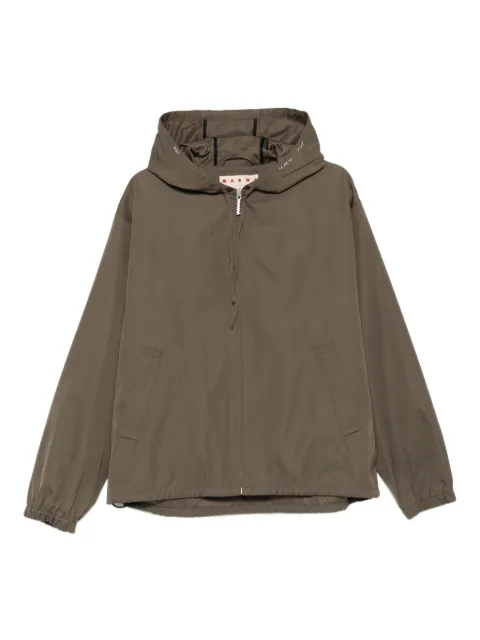 Marni hooded zip-up jacket