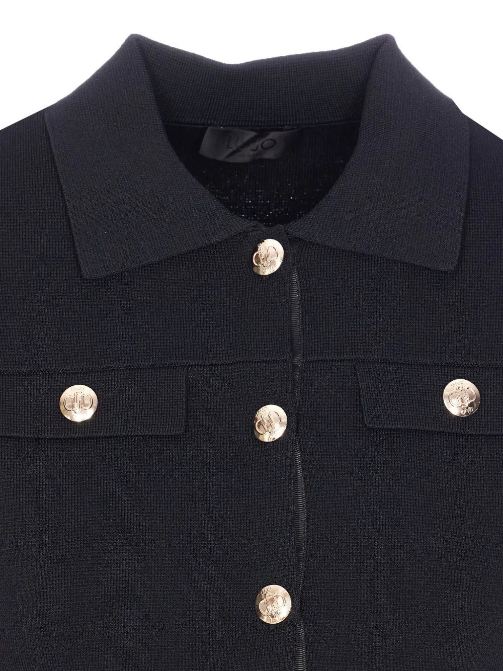 LIU JO Button-up jack Zwart