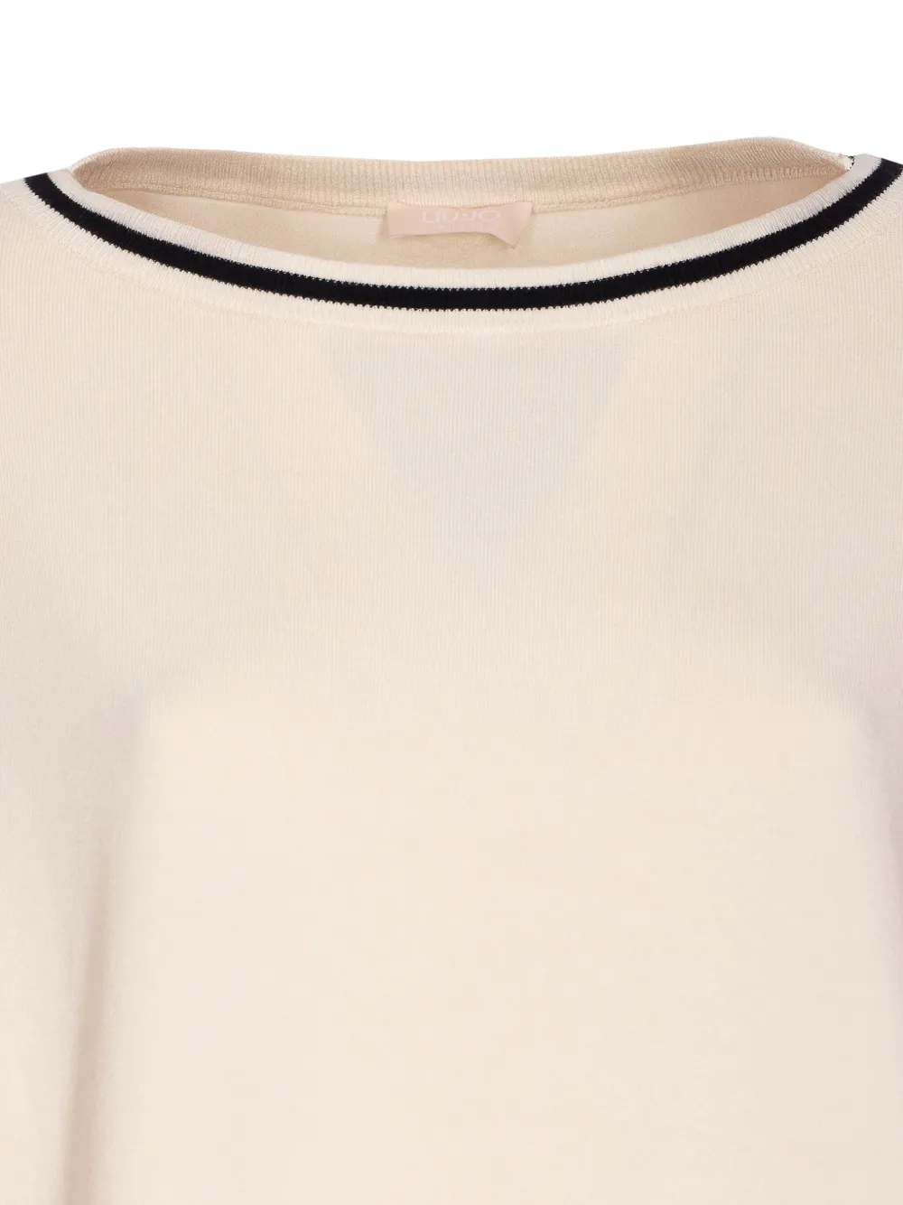 Liu •jo Rhinestone-embellished Top In Neutral