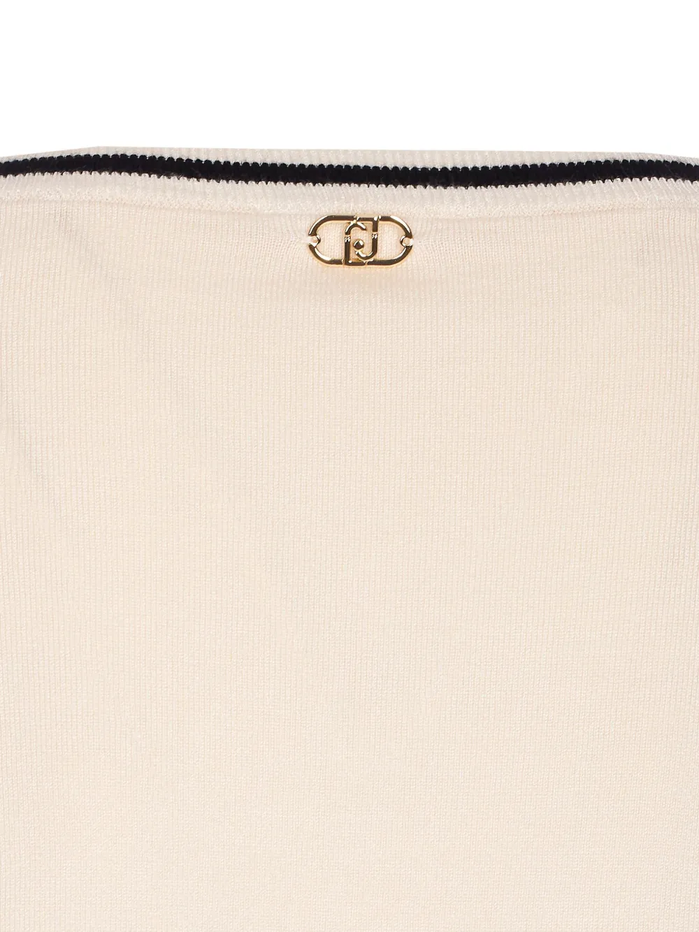 Liu •jo Rhinestone-embellished Top In Neutral