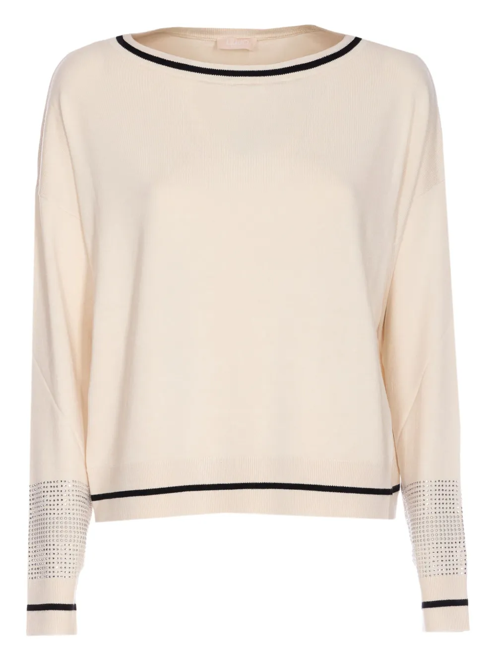 LIU JO rhinestone-embellished top | White | Image 1