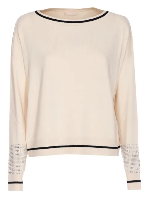 LIU JO rhinestone-embellished top