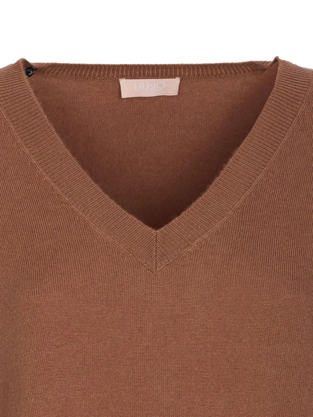 LIU JO Top met geborduurd logo Bruin