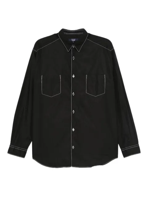 Comme des Garçons Homme contrast-stitch long-sleeve shirt