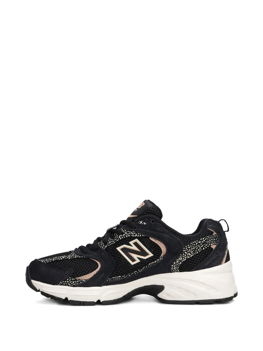 New Balance mesh-panel trainers Black
