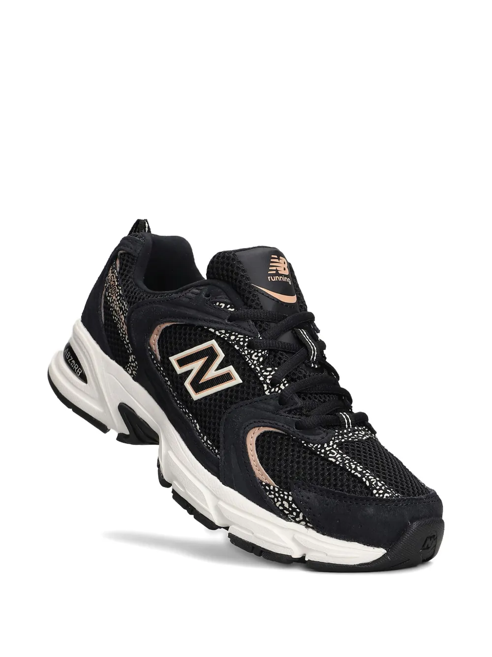 New Balance mesh-panel trainers Black