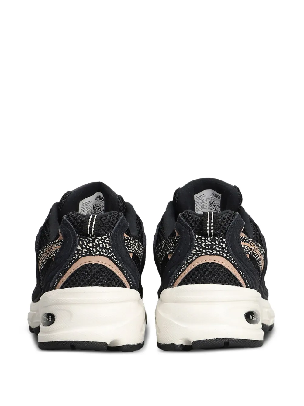 New Balance mesh-panel trainers Black