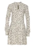 MAR DE MARGARITAS floral-print cut-out dress - Neutrals