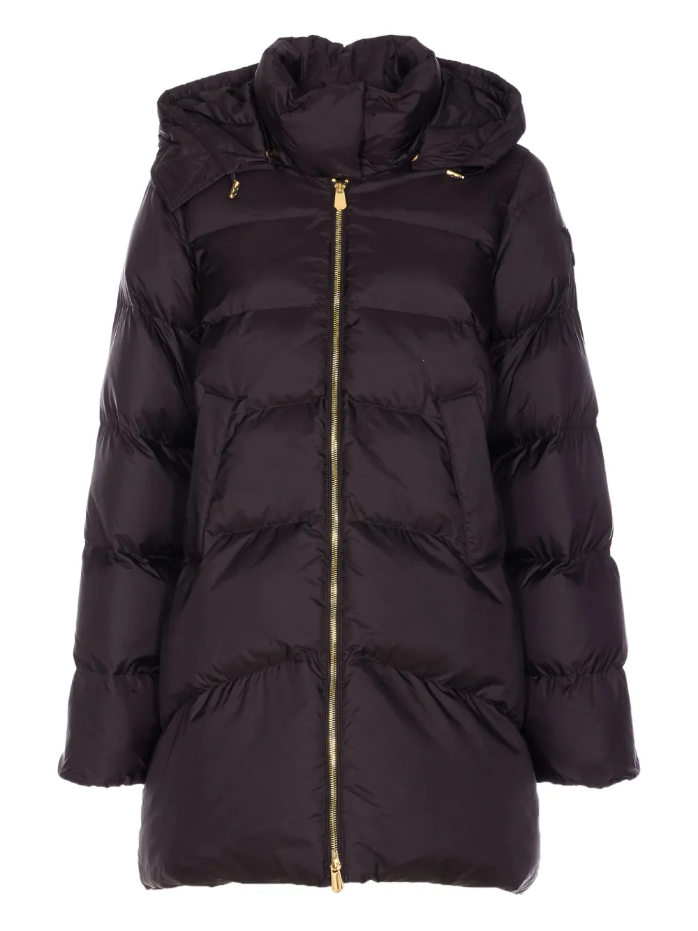 PINKO padded removable-hood coat | Grey | Image 1