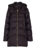 PINKO padded removable-hood coat - Grey
