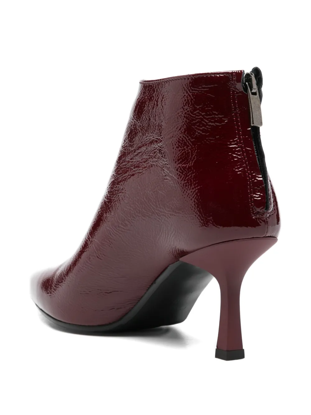 Gisel Moire 70mm Amina Boots In Red