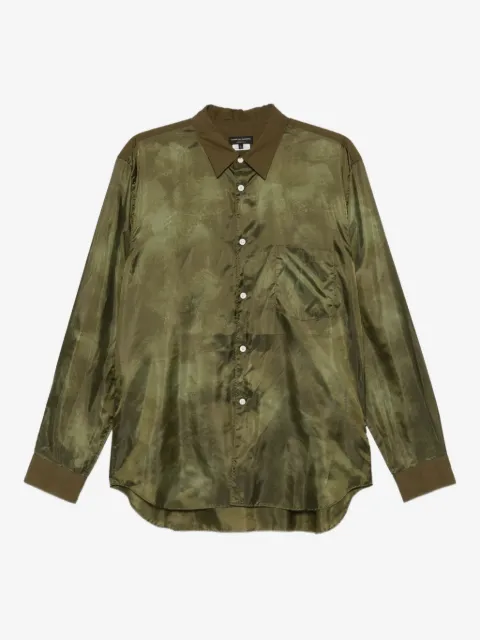 Comme des Garçons Homme Plus satin-finish long-sleeve shirt