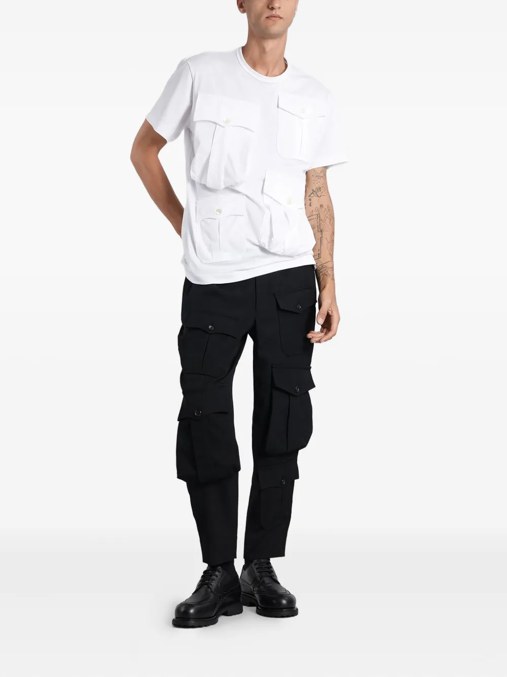 Comme des Garçons Homme Plus Cargo shorts - Zwart
