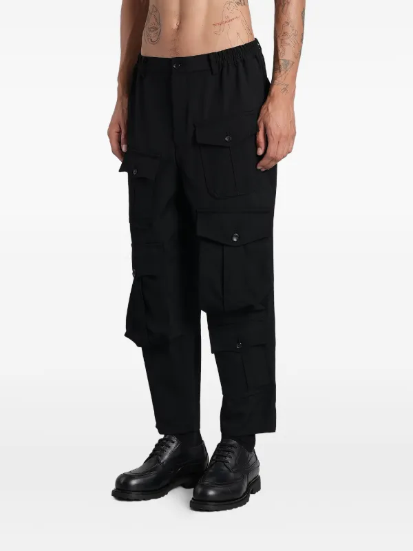Comme Des Garçons Homme Plus multi-pocket Cargo Pants | Black