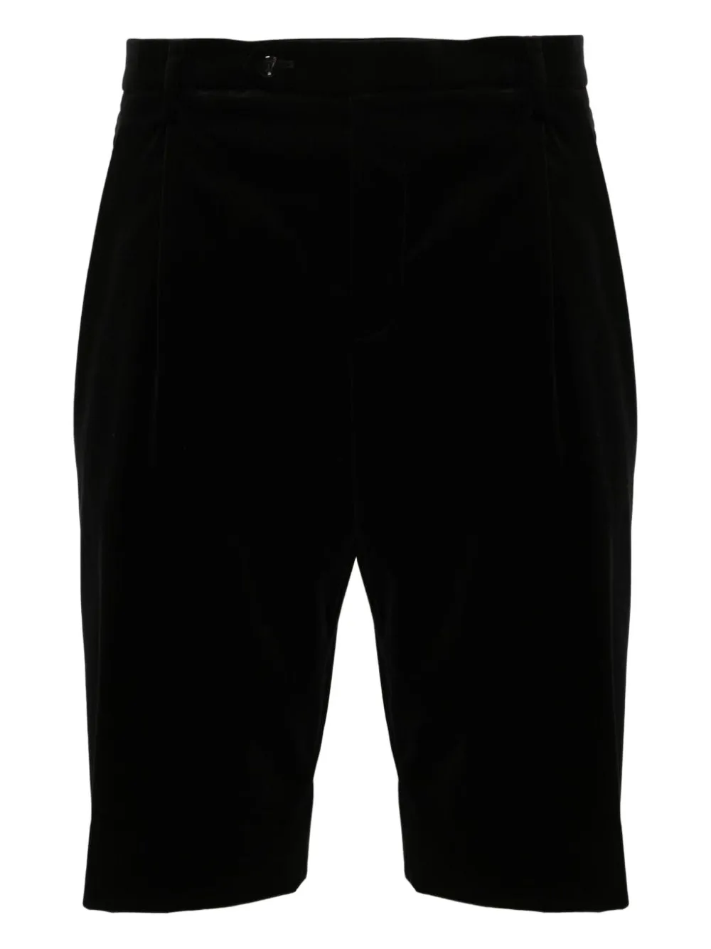 Gucci pleated cotton-blend shorts | Black | Image 1