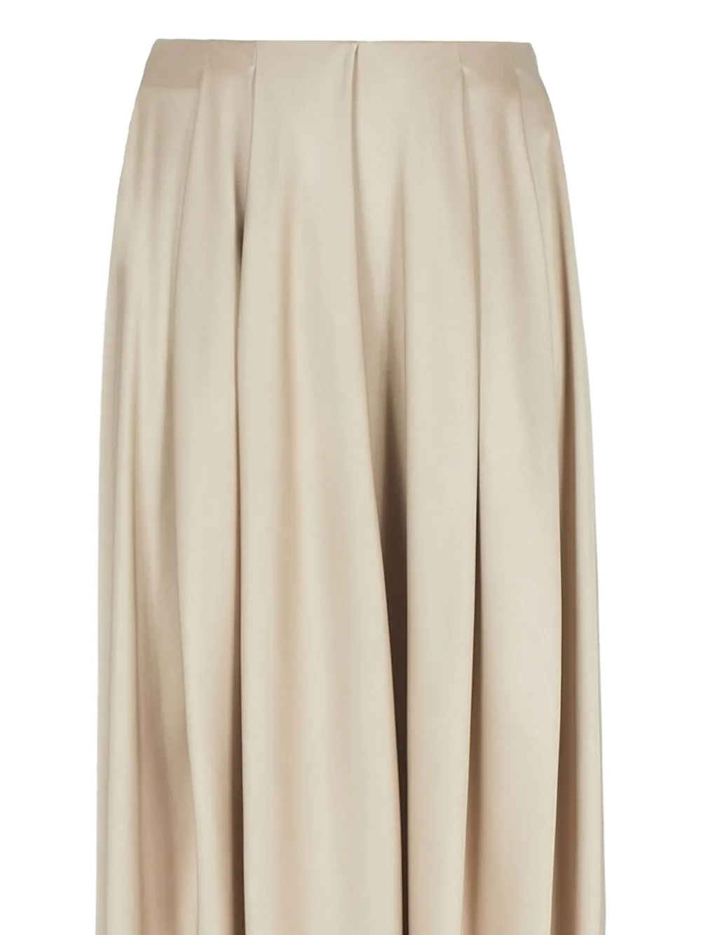 Giorgio Armani pleated maxi skirt - Beige