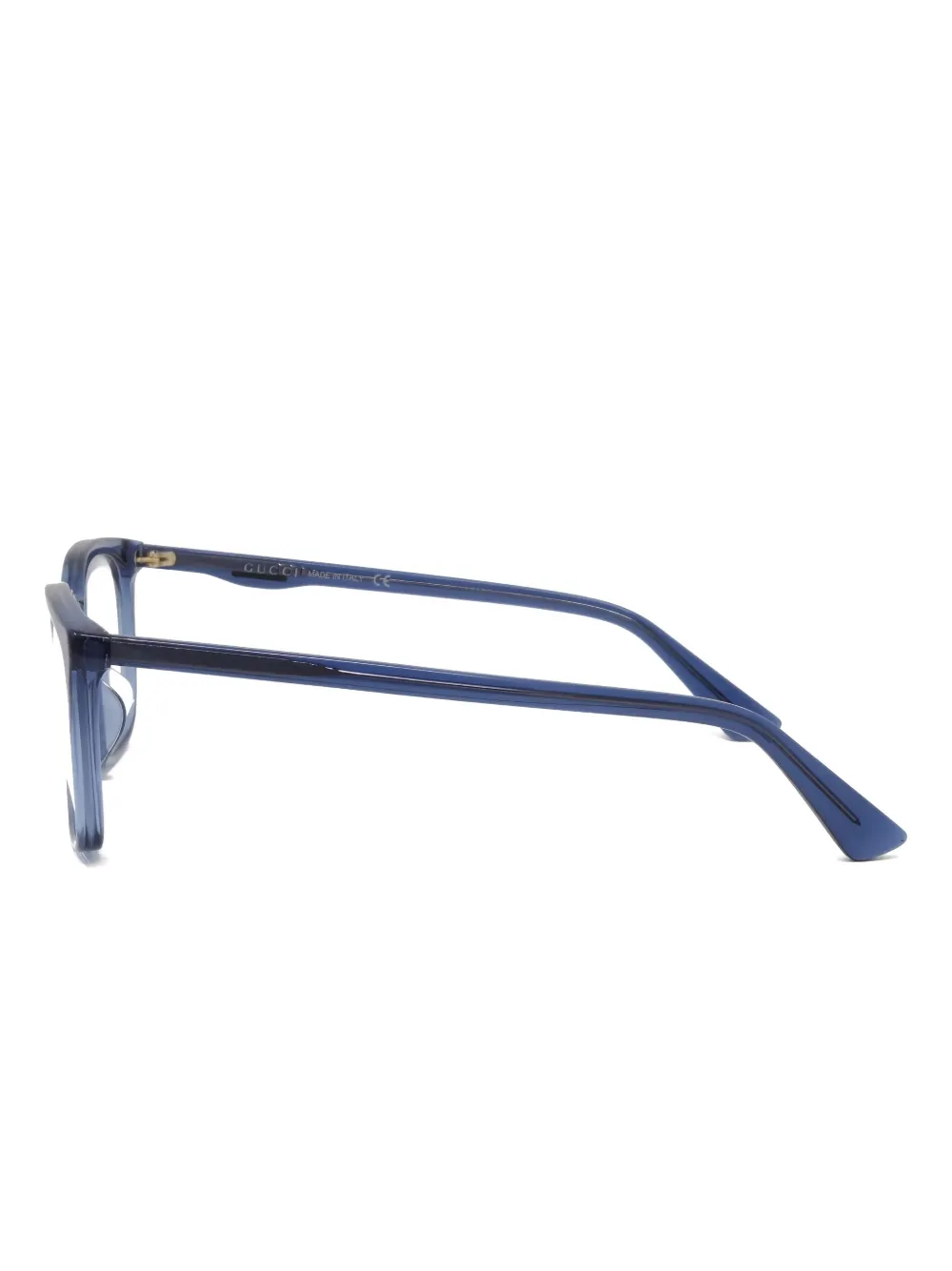 Gucci Eyewear Bril met vierkant montuur Blauw