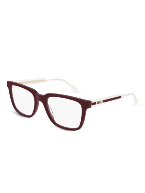 Gucci Eyewear square full-rim glasses