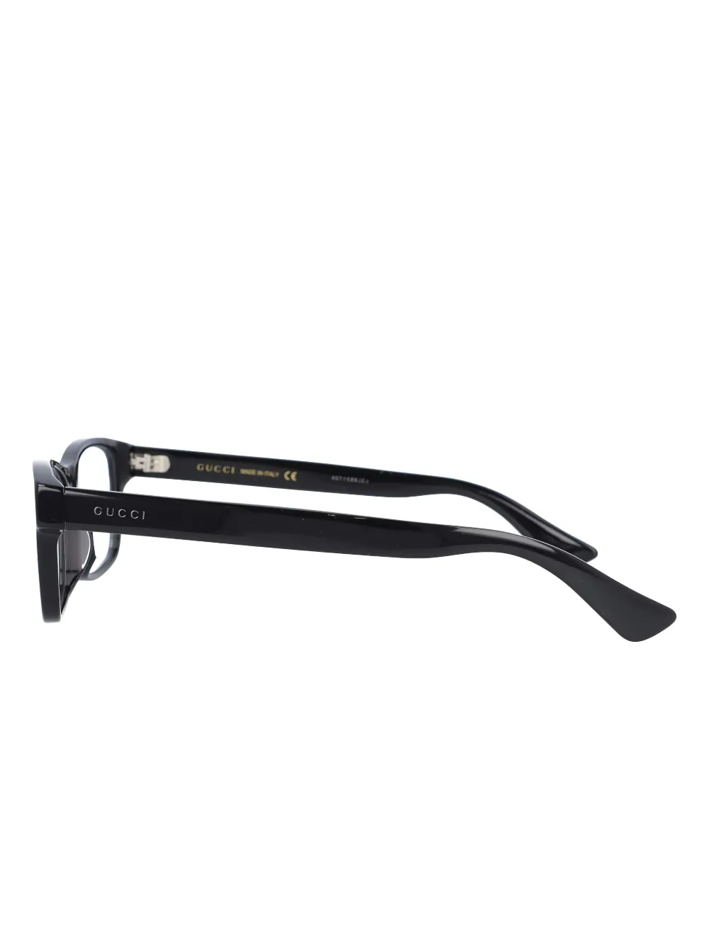 Gucci Eyewear Bril met rechthoekig montuur Zwart