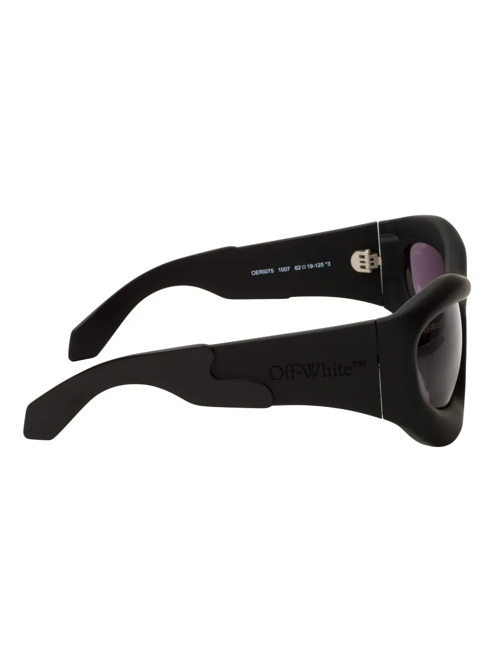 Off-White Zonnebril met volledig montuur Zwart