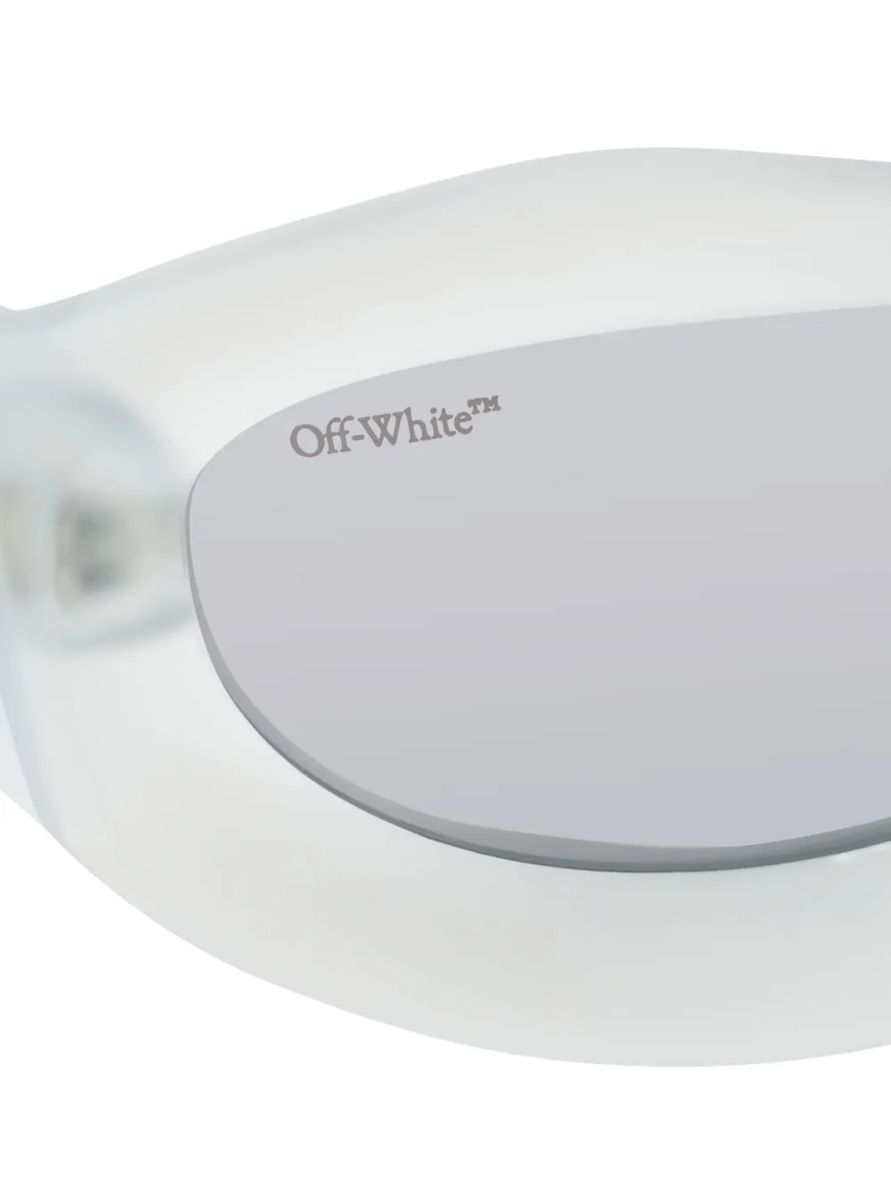 Off-White Katoka zonnebril met cat-eye montuur Wit