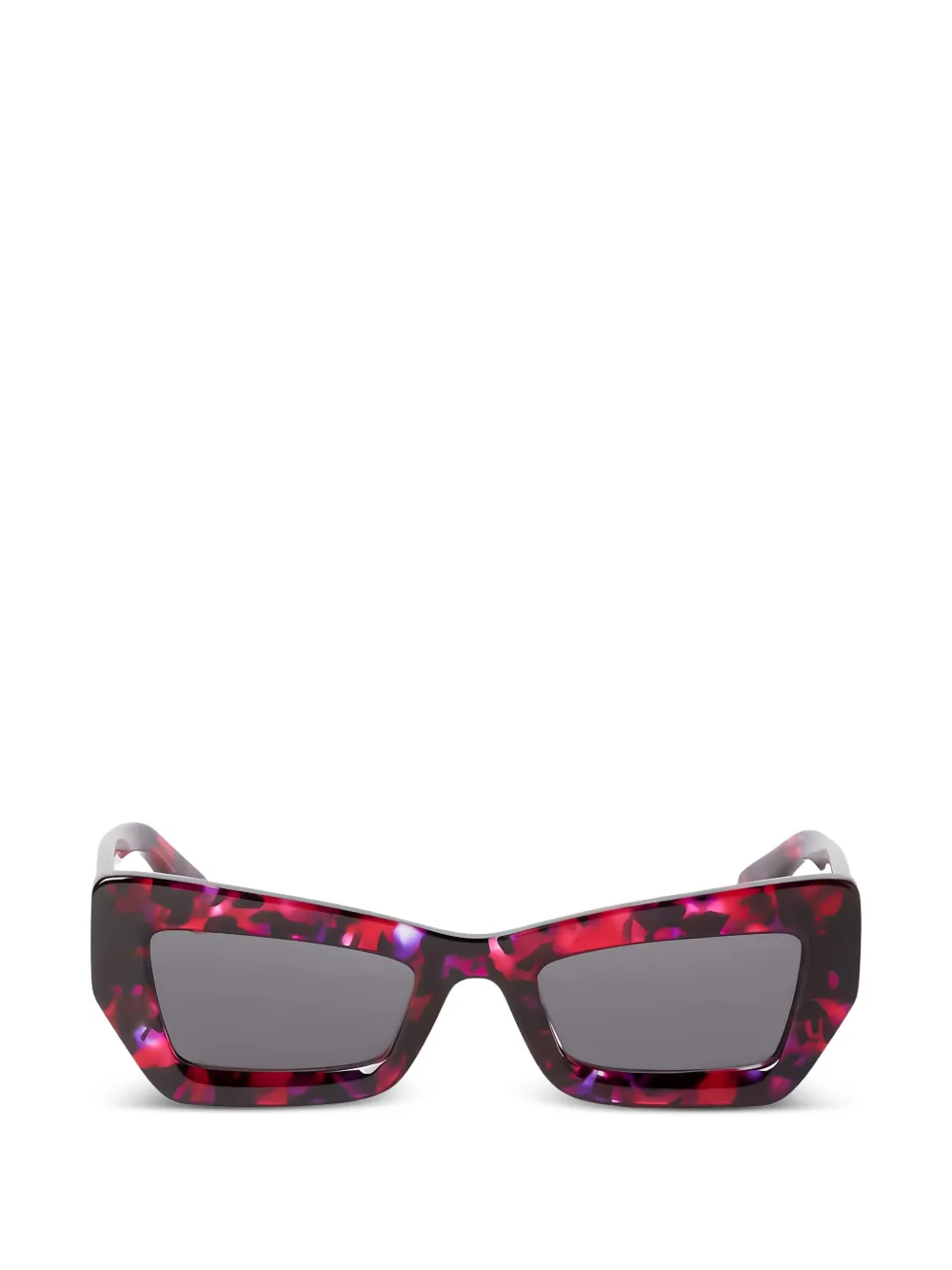 Off-White Eyewear Aurora geometric-frame sunglasses - Rosso