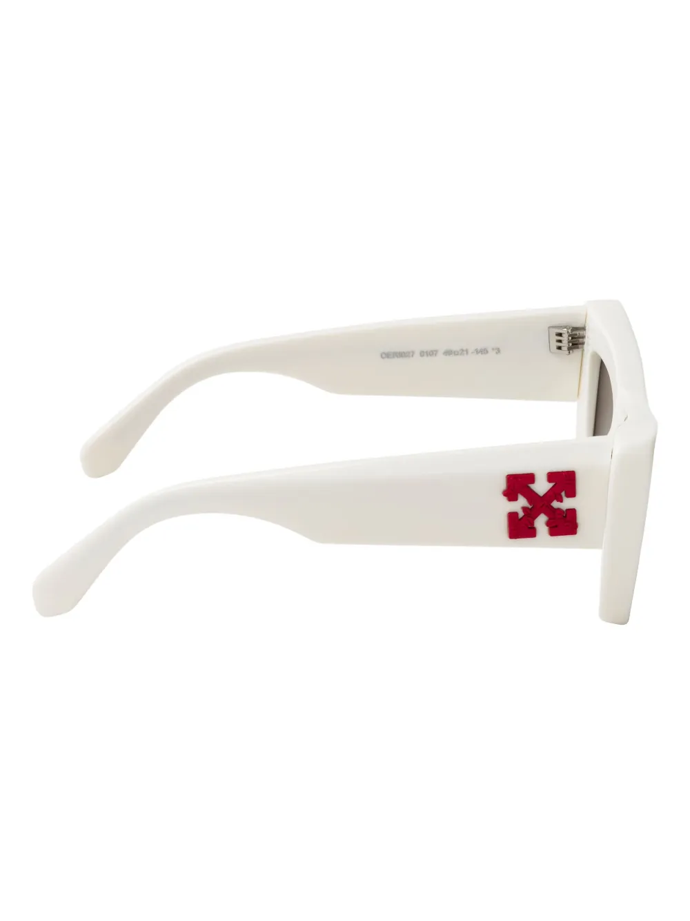 Off-White Accra zonnebril Wit